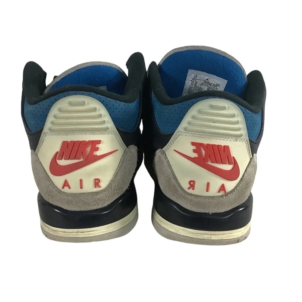 Air Jordan 3 Retro Rare Air Black Military Blue Sunblush IB8968-004‎ Mens 7Y